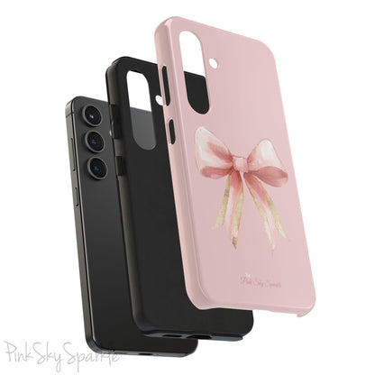 Blush and Gold Coquette Samsung Galaxy Phone Case