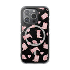 Boots and Hearts Magnetic Clear Impact iPhone Case