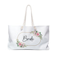 Bride Floral Weekender Tote Bag