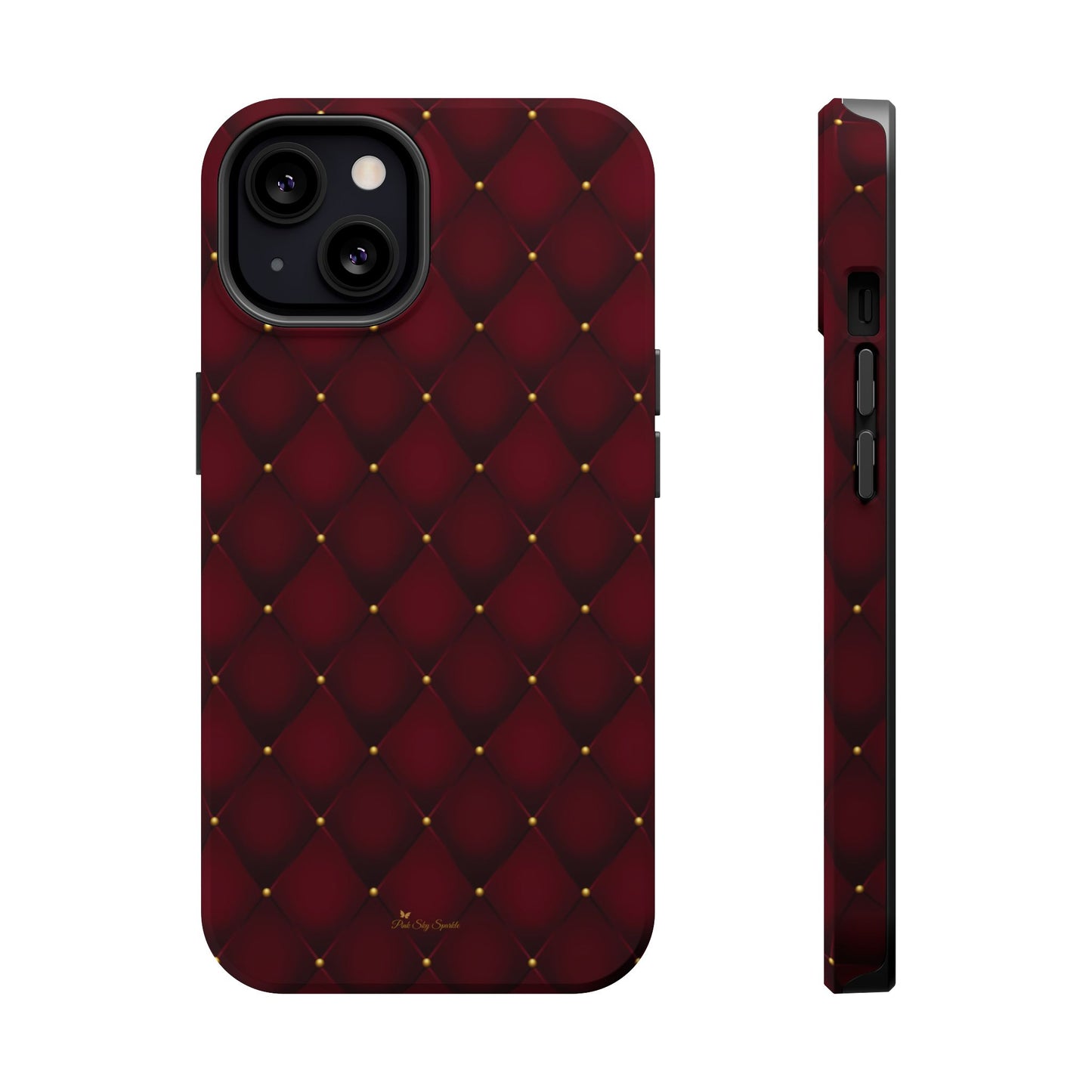 Burgundy Bliss Magnetic iPhone Case