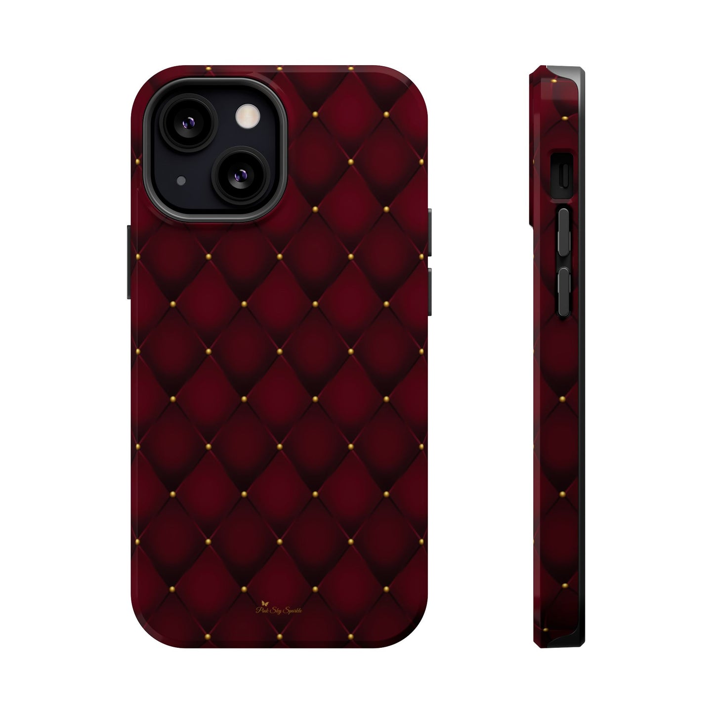 Burgundy Bliss Magnetic iPhone Case