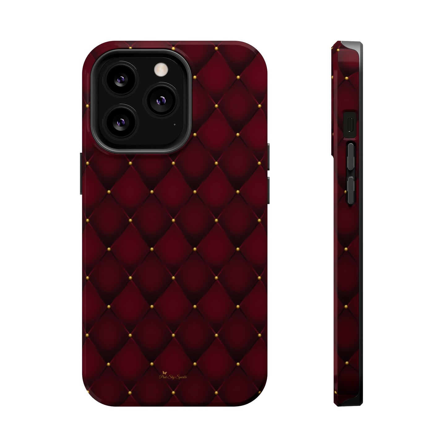 Burgundy Bliss Magnetic iPhone Case