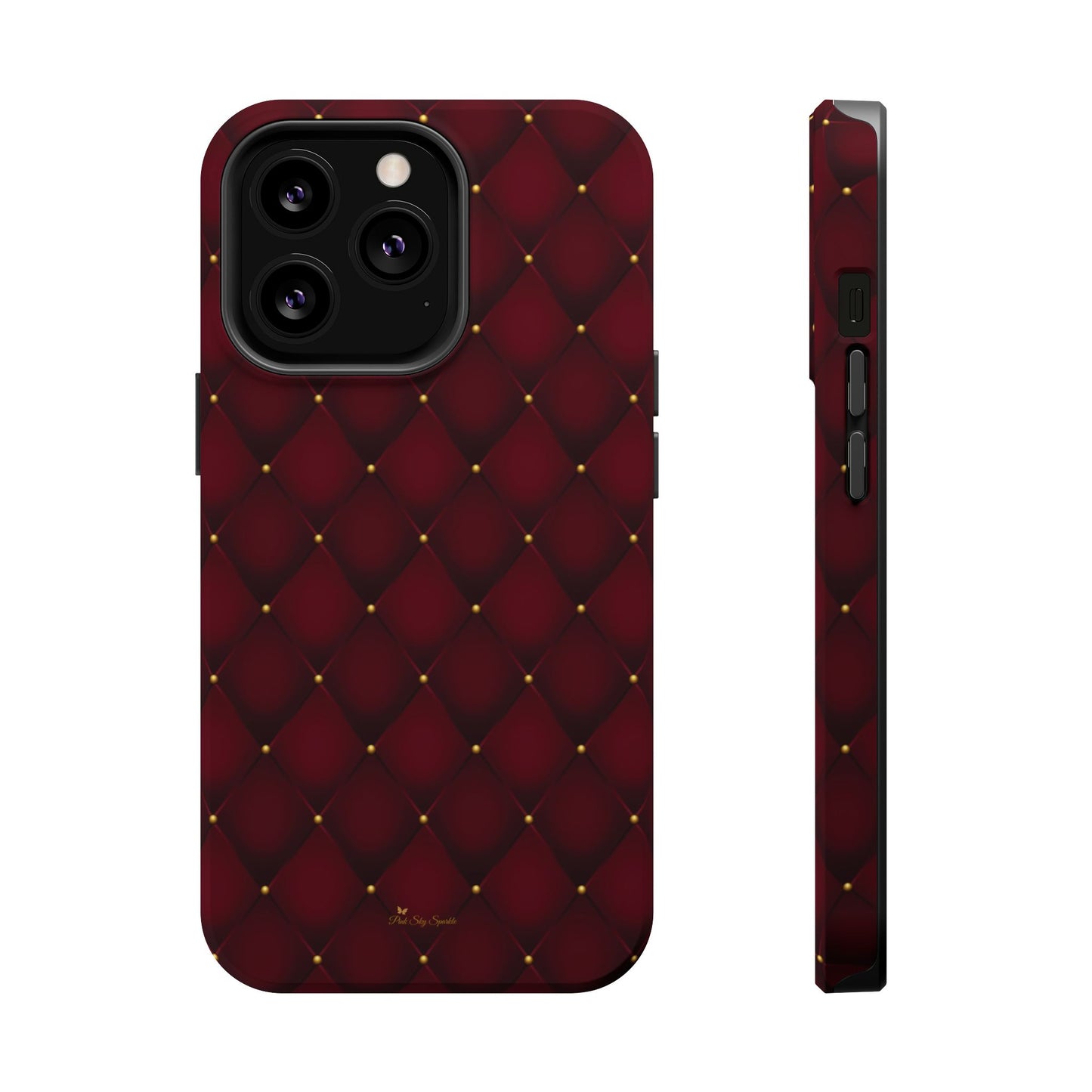 Burgundy Bliss Magnetic iPhone Case