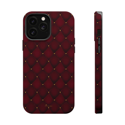 Burgundy Bliss Magnetic iPhone Case