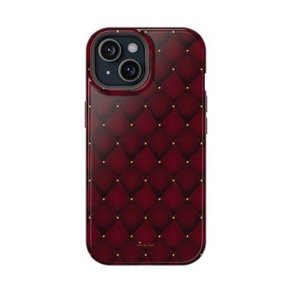 Burgundy Bliss Magnetic iPhone Case