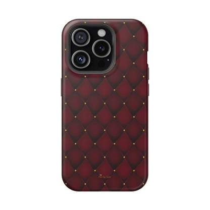 Burgundy Bliss Magnetic iPhone Case