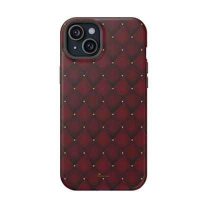 Burgundy Bliss Magnetic iPhone Case