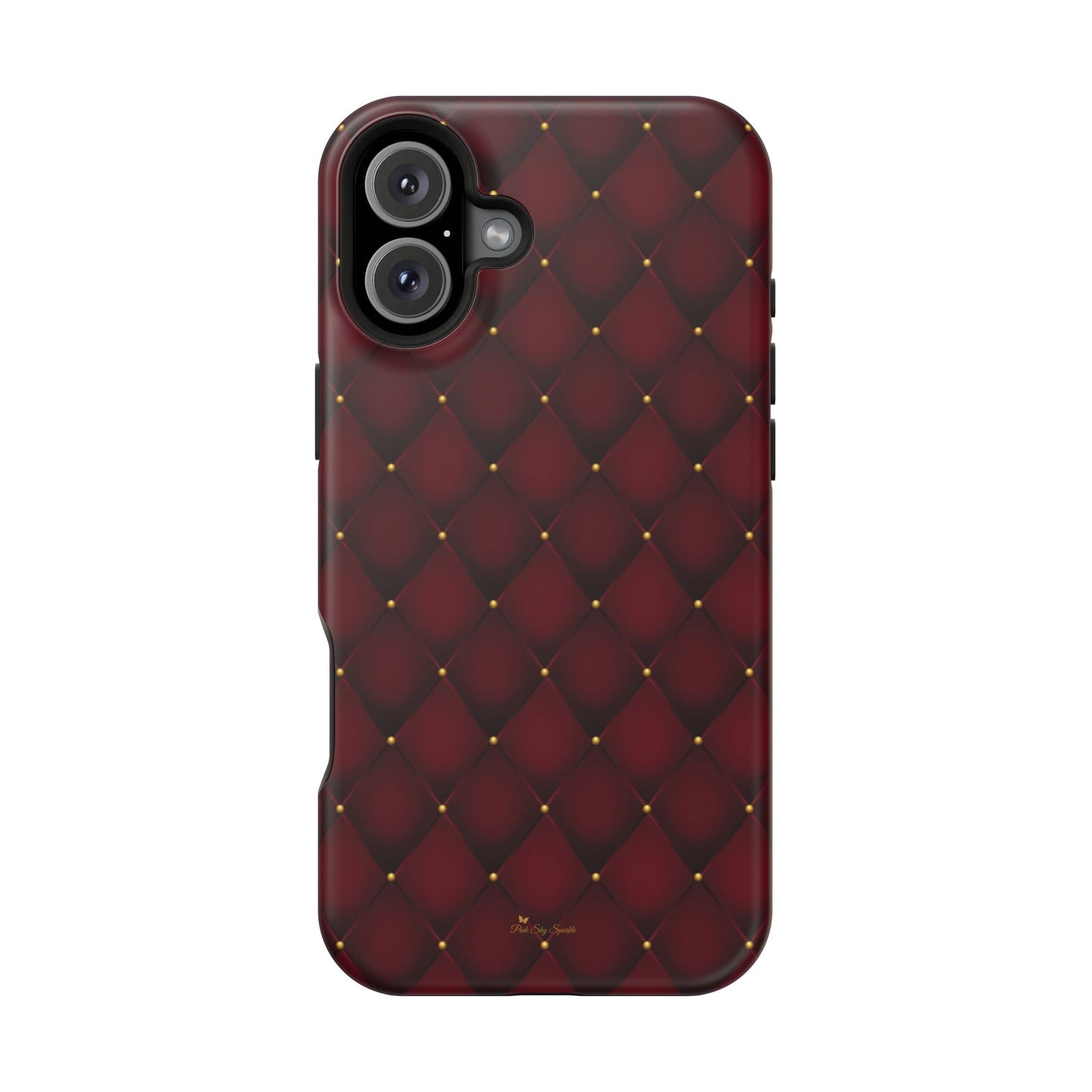 Burgundy Bliss Magnetic iPhone Case