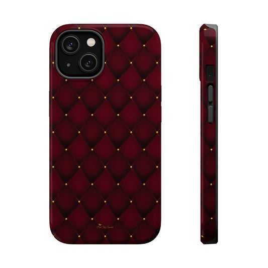 Burgundy Bliss Magnetic iPhone Case