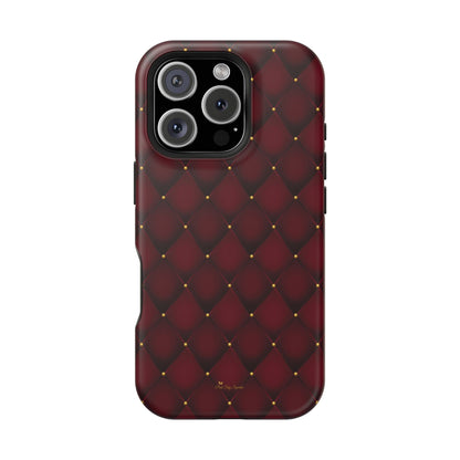 Burgundy Bliss Magnetic iPhone Case