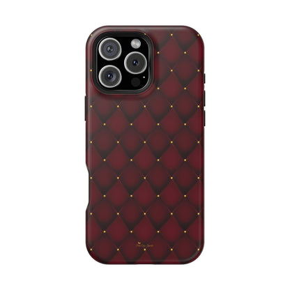 Burgundy Bliss Magnetic iPhone Case