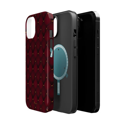 Burgundy Bliss Magnetic iPhone Case