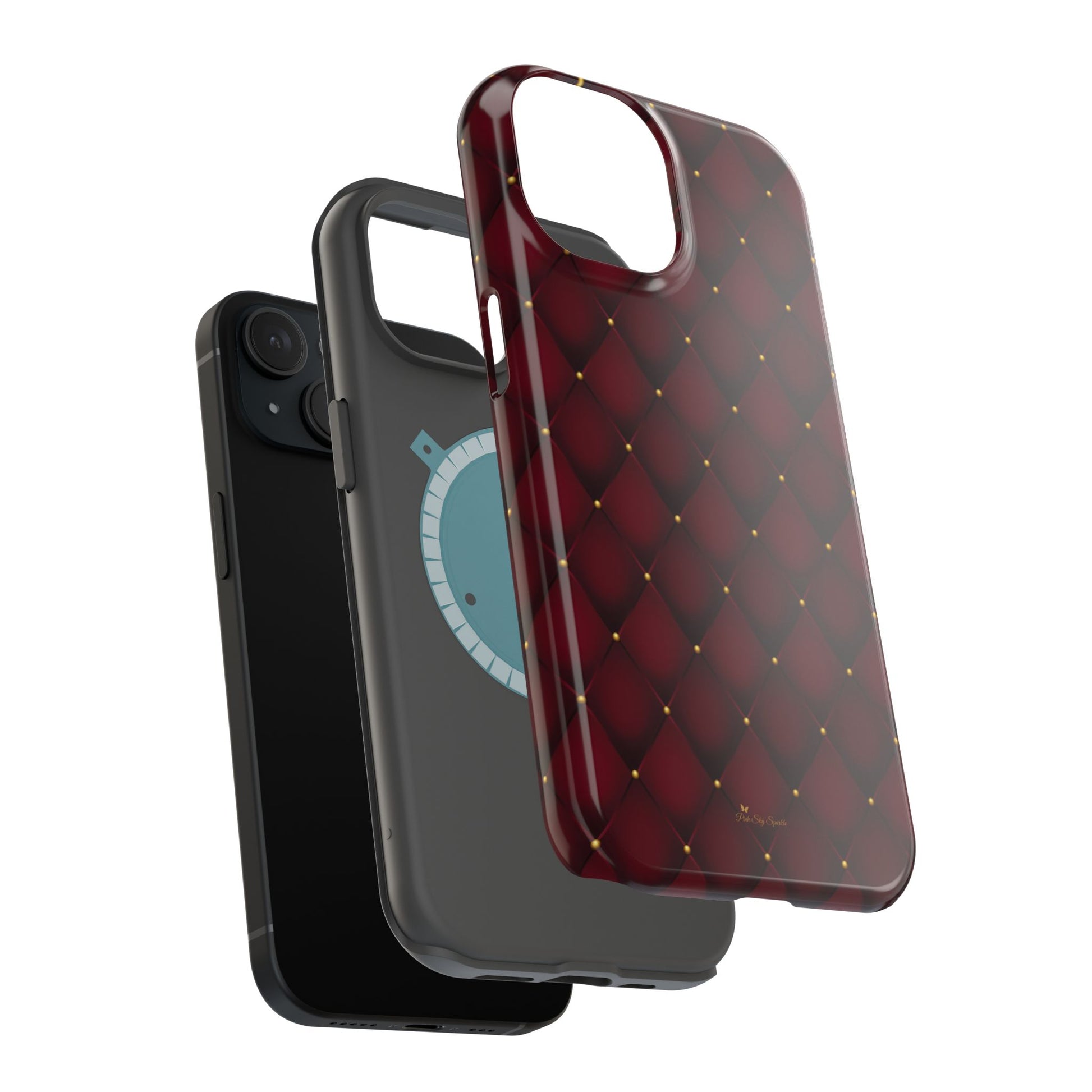 Burgundy Bliss Magnetic iPhone Case