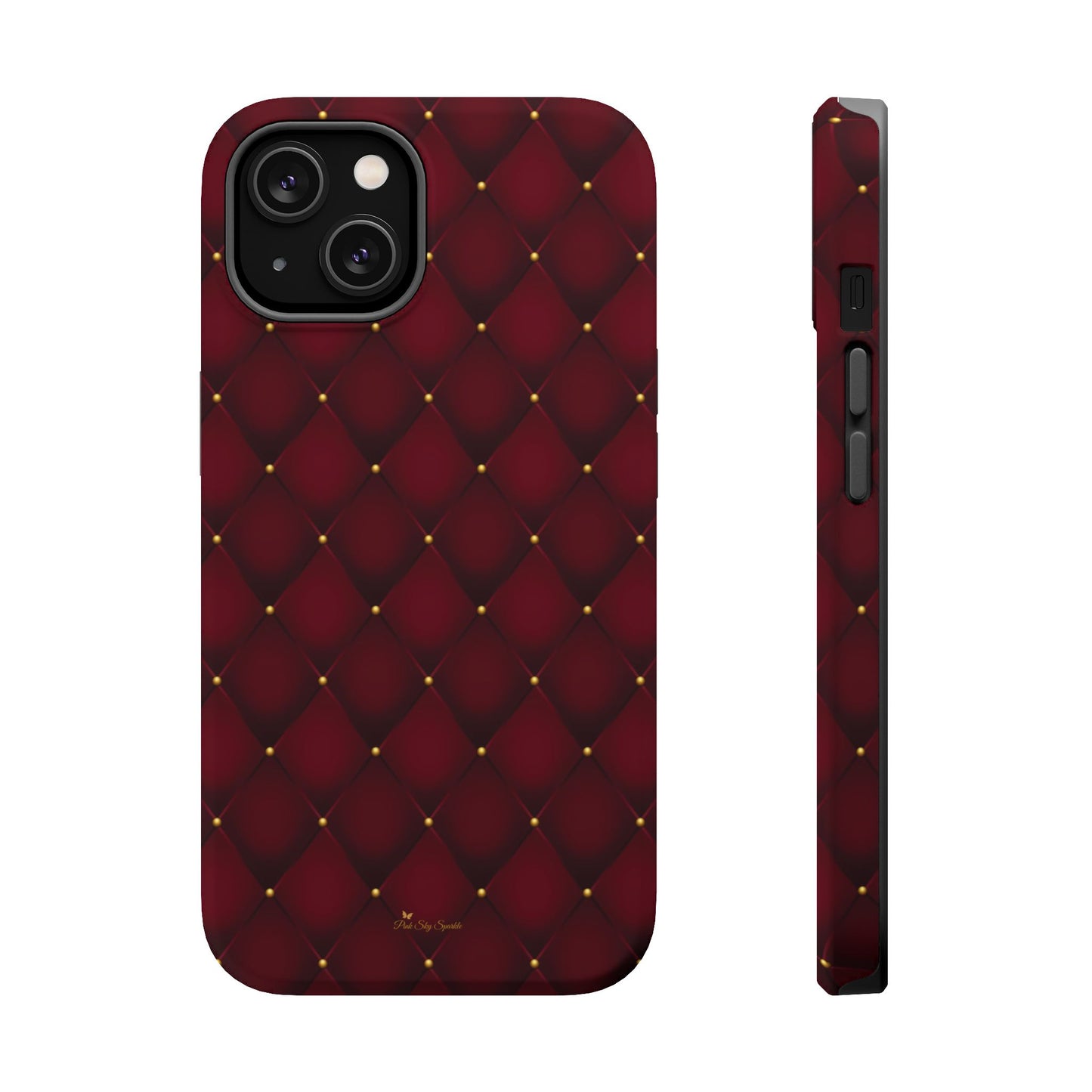 Burgundy Bliss Magnetic iPhone Case