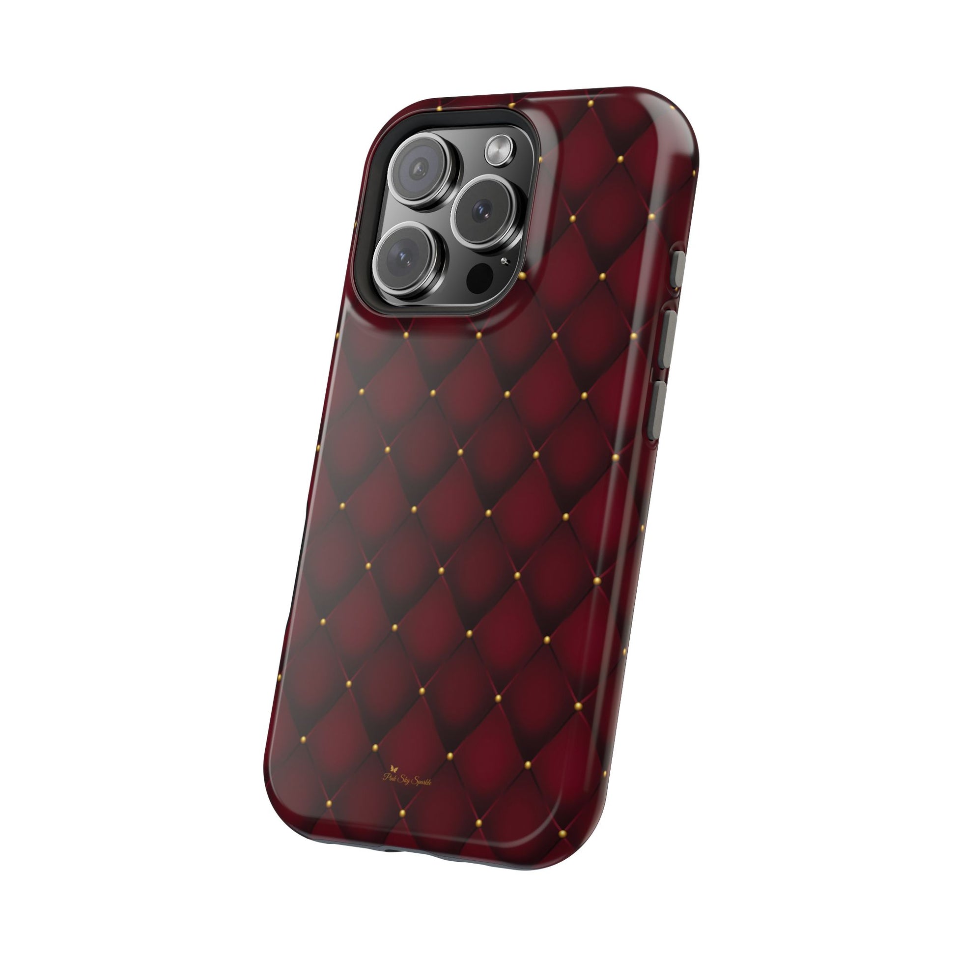 Burgundy Bliss Magnetic iPhone Case