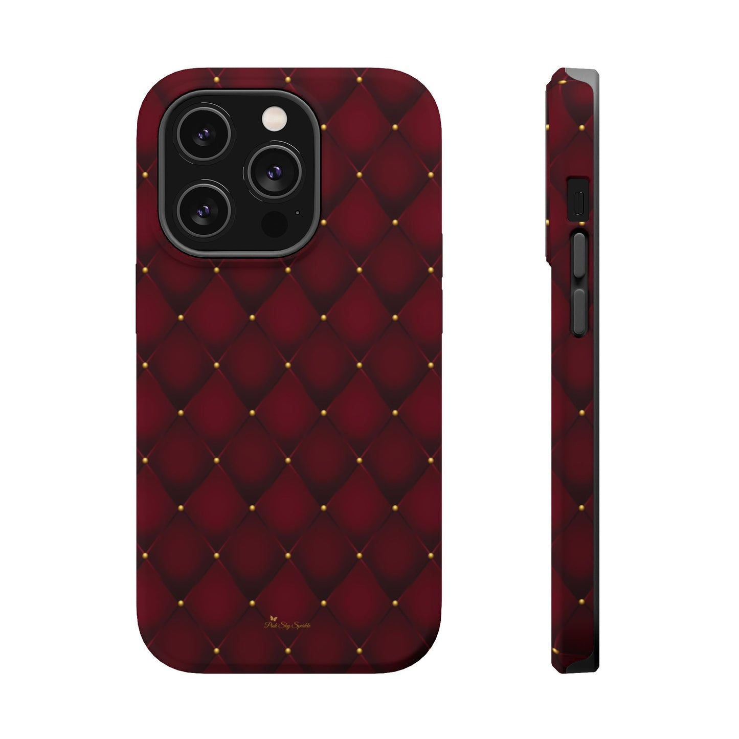 Burgundy Bliss Magnetic iPhone Case