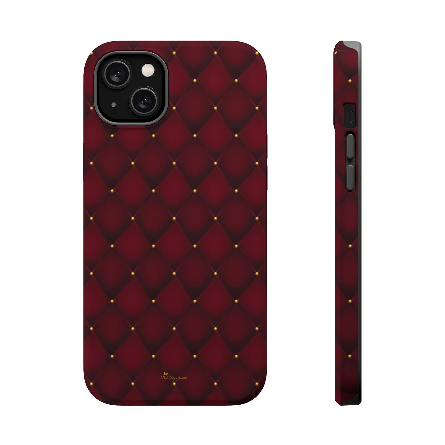 Burgundy Bliss Magnetic iPhone Case