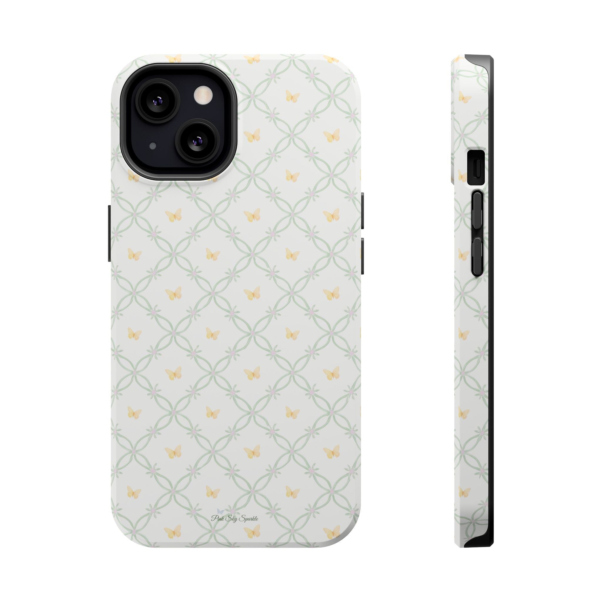 Butterfly Trellis Magnetic iPhone Case