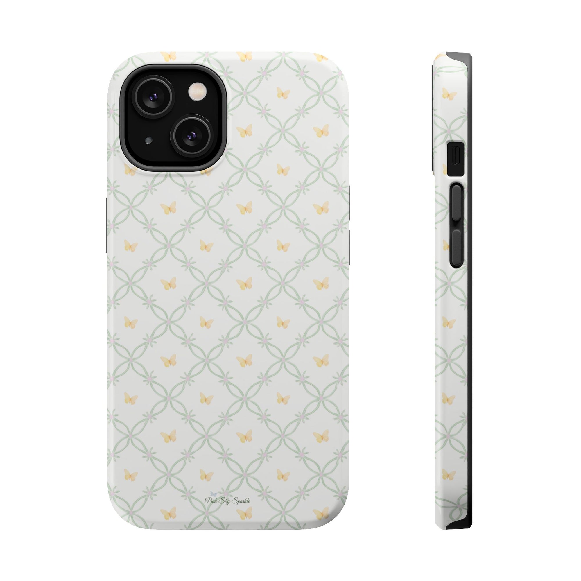 Butterfly Trellis Magnetic iPhone Case