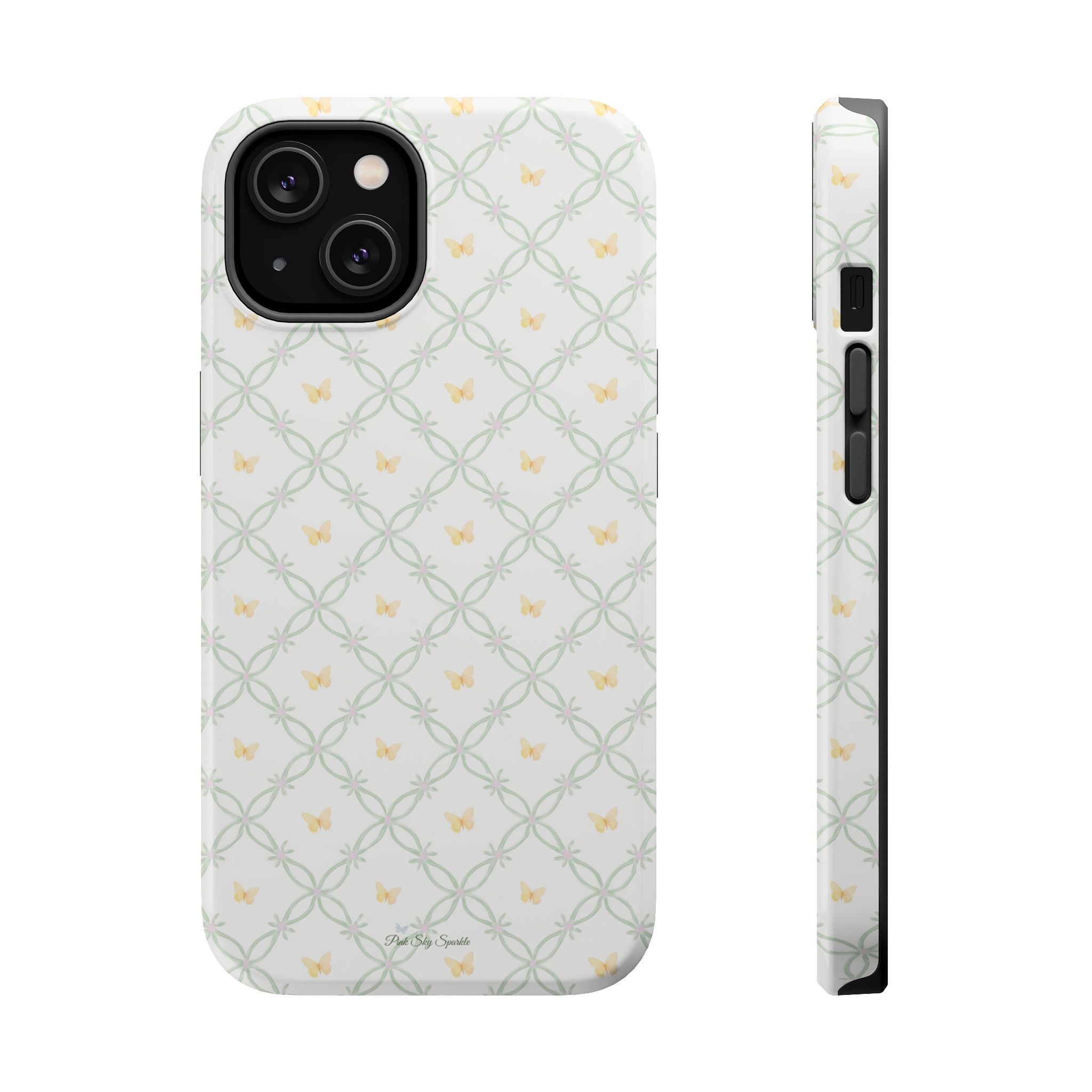 Butterfly Trellis Magnetic iPhone Case