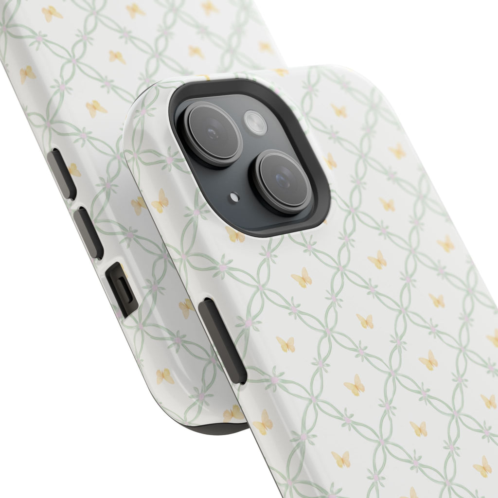 Butterfly Trellis Magnetic iPhone Case