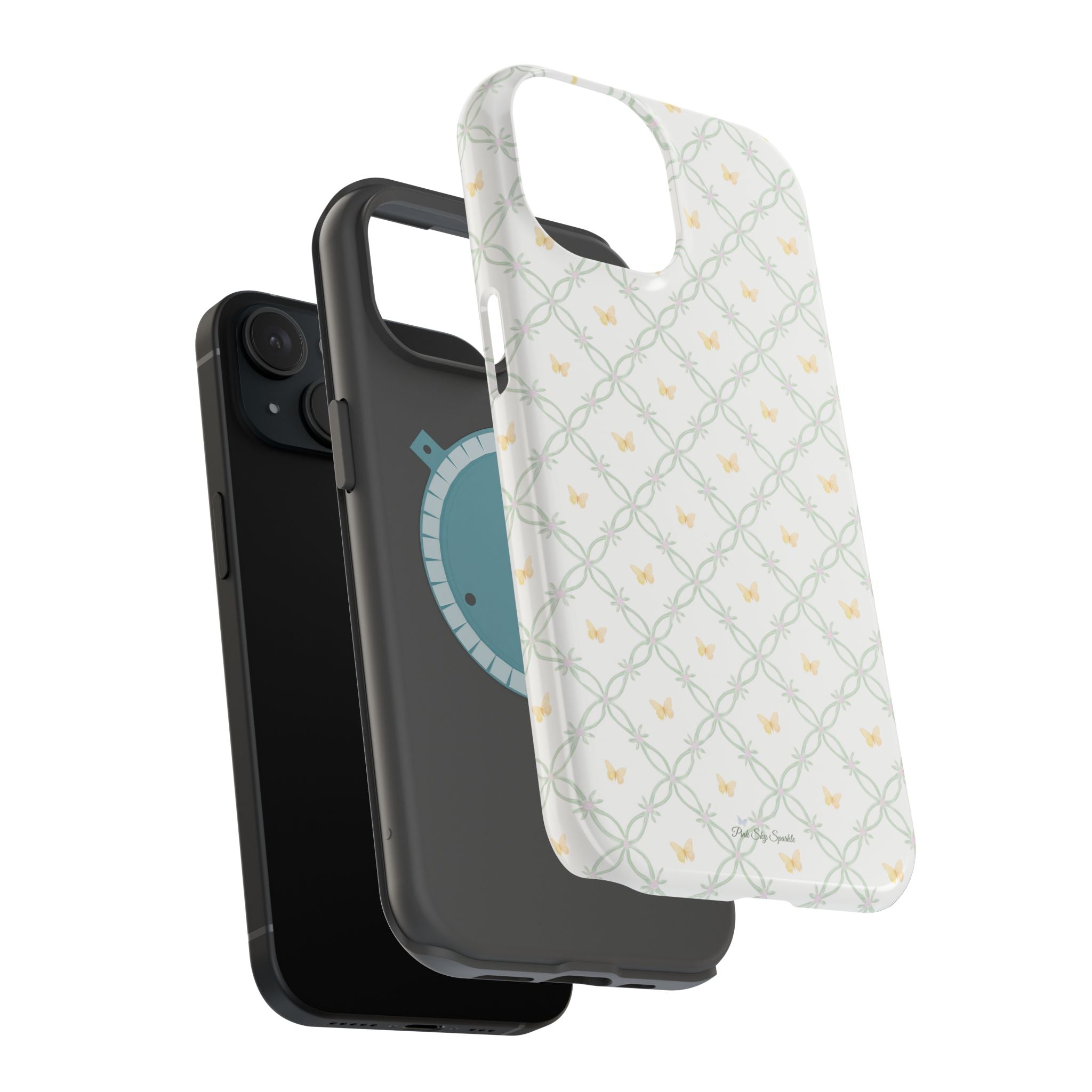 Butterfly Trellis Magnetic iPhone Case