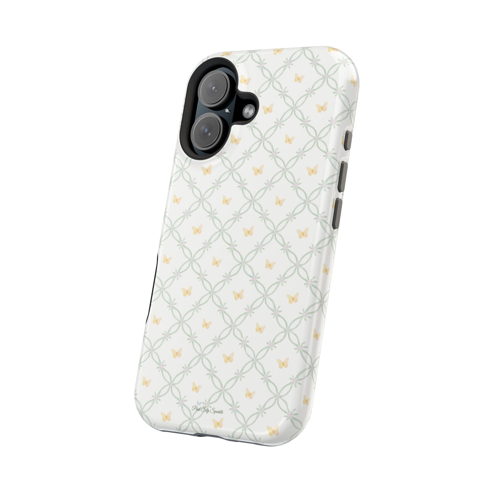 Butterfly Trellis Magnetic iPhone Case