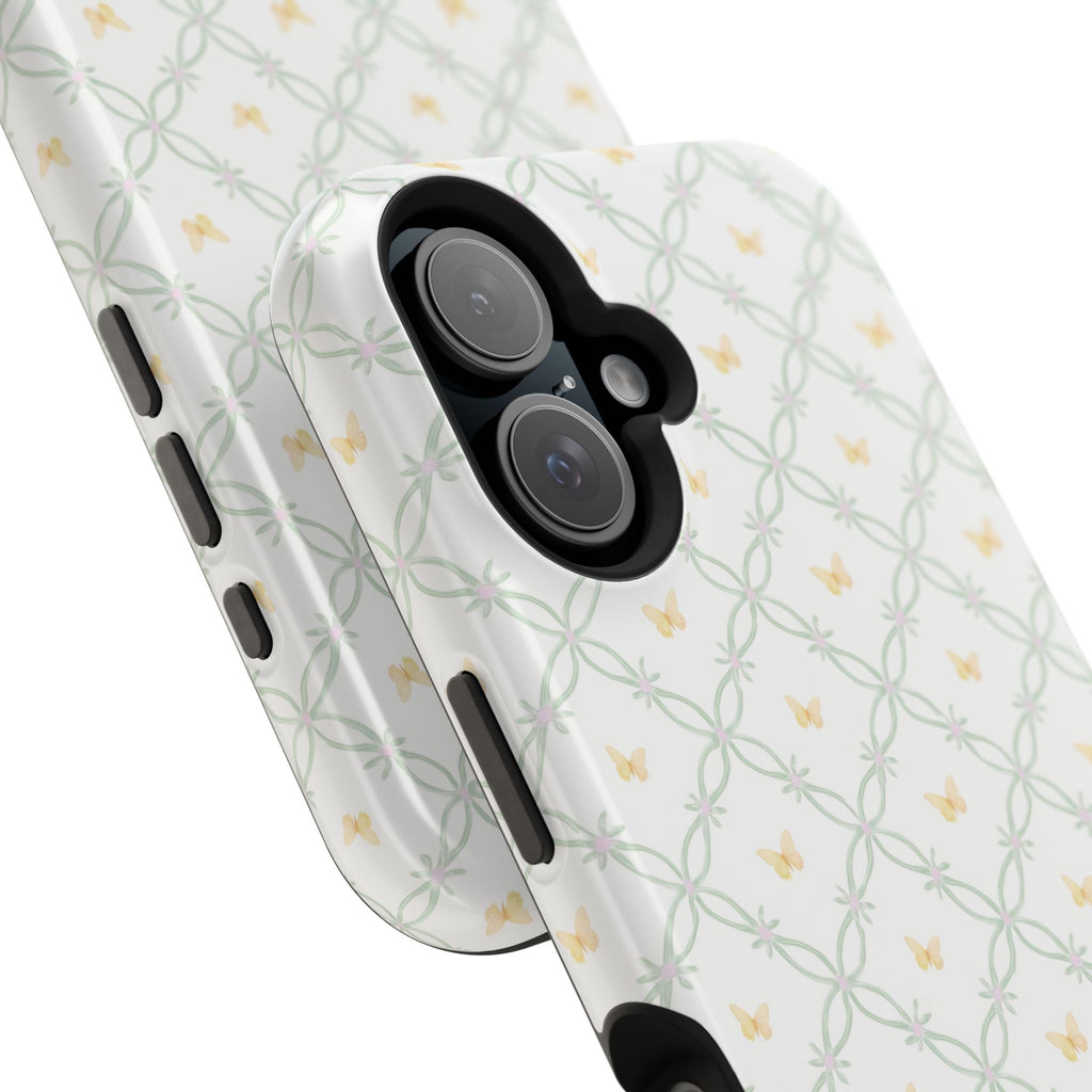 Butterfly Trellis Magnetic iPhone Case