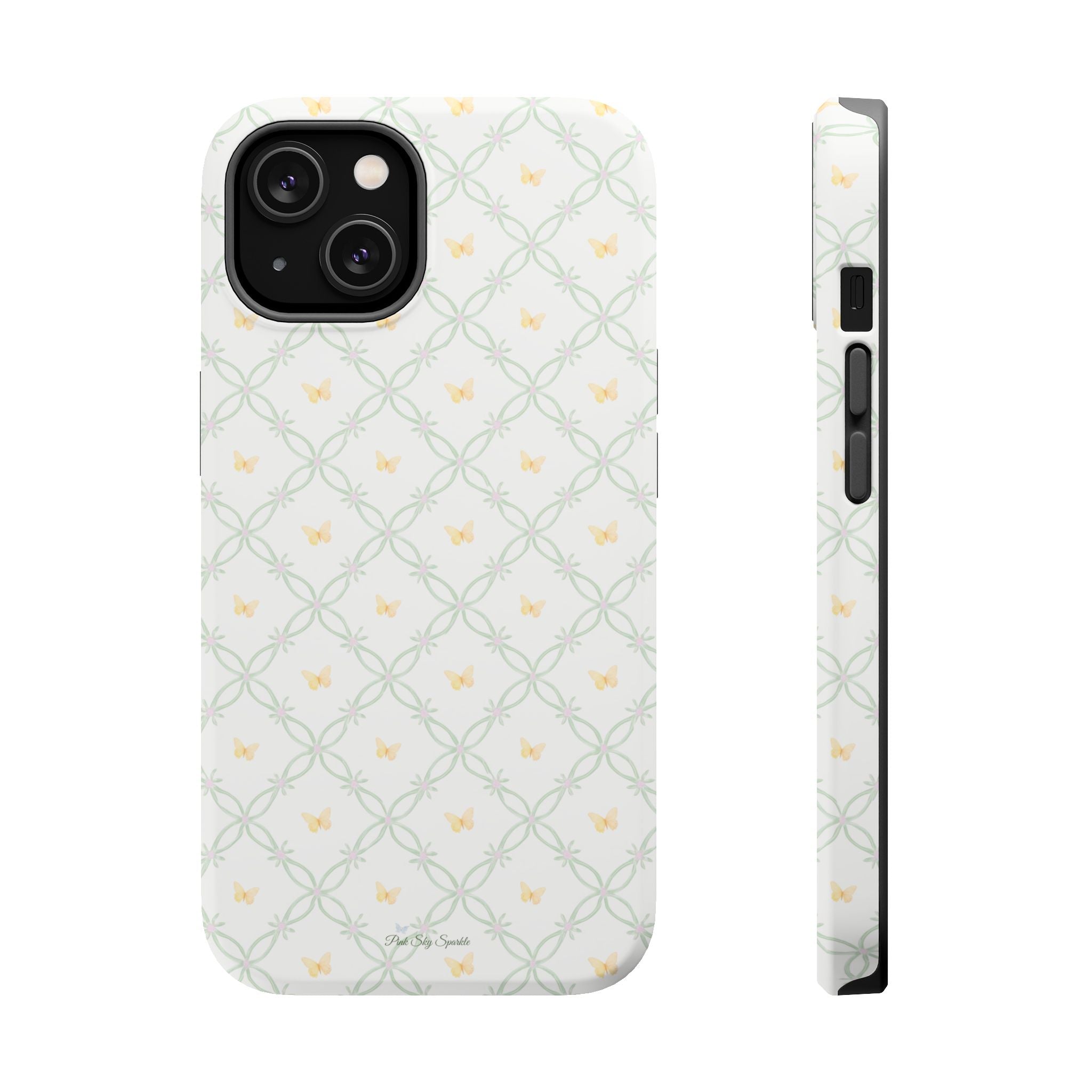 Butterfly Trellis Magnetic iPhone Case