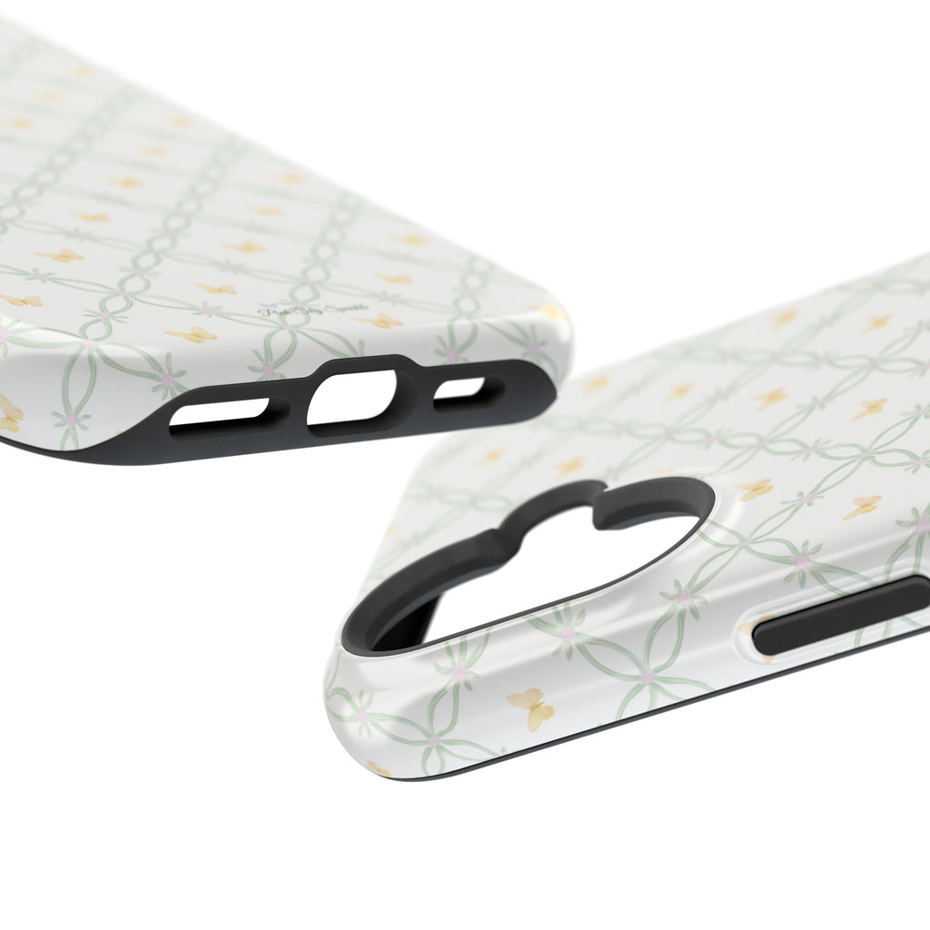 Butterfly Trellis Magnetic iPhone Case