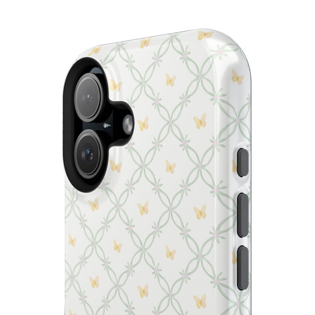 Butterfly Trellis Magnetic iPhone Case