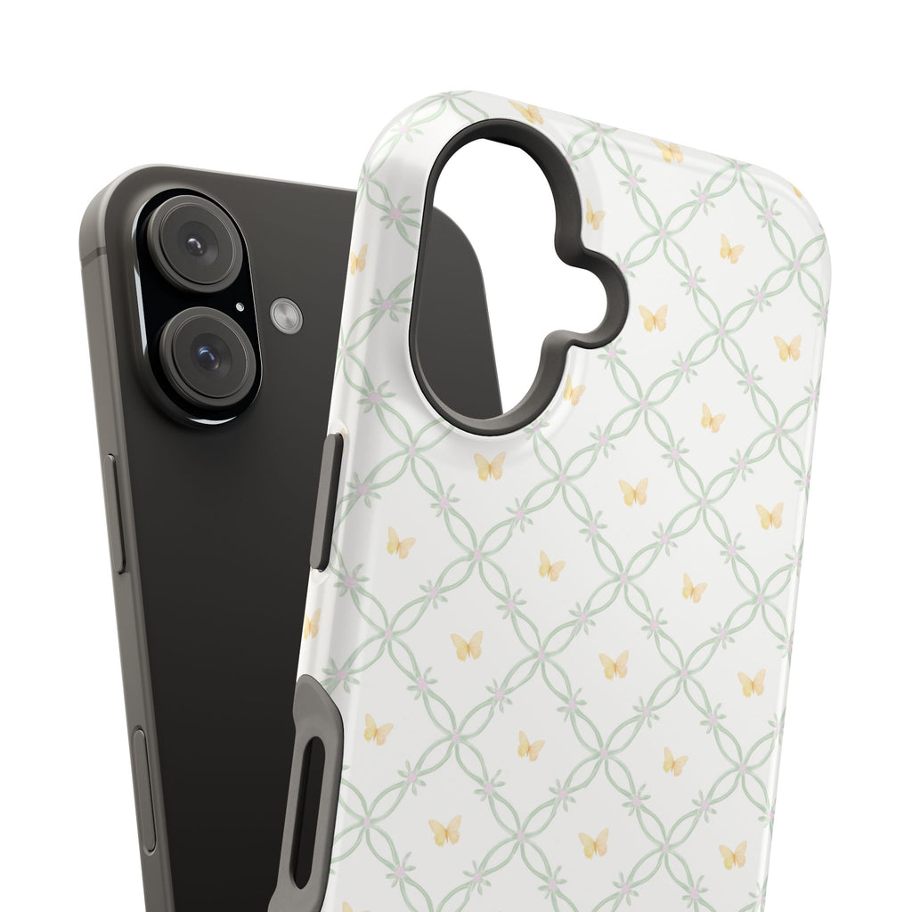 Butterfly Trellis Magnetic iPhone Case