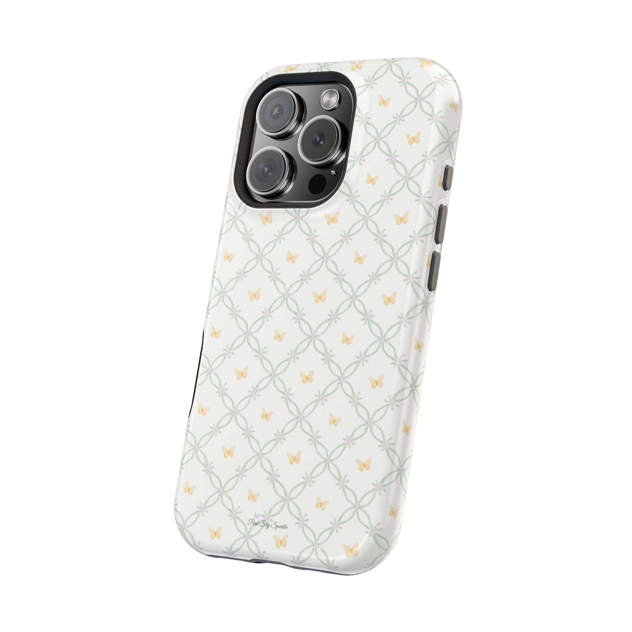 Butterfly Trellis Magnetic iPhone Case