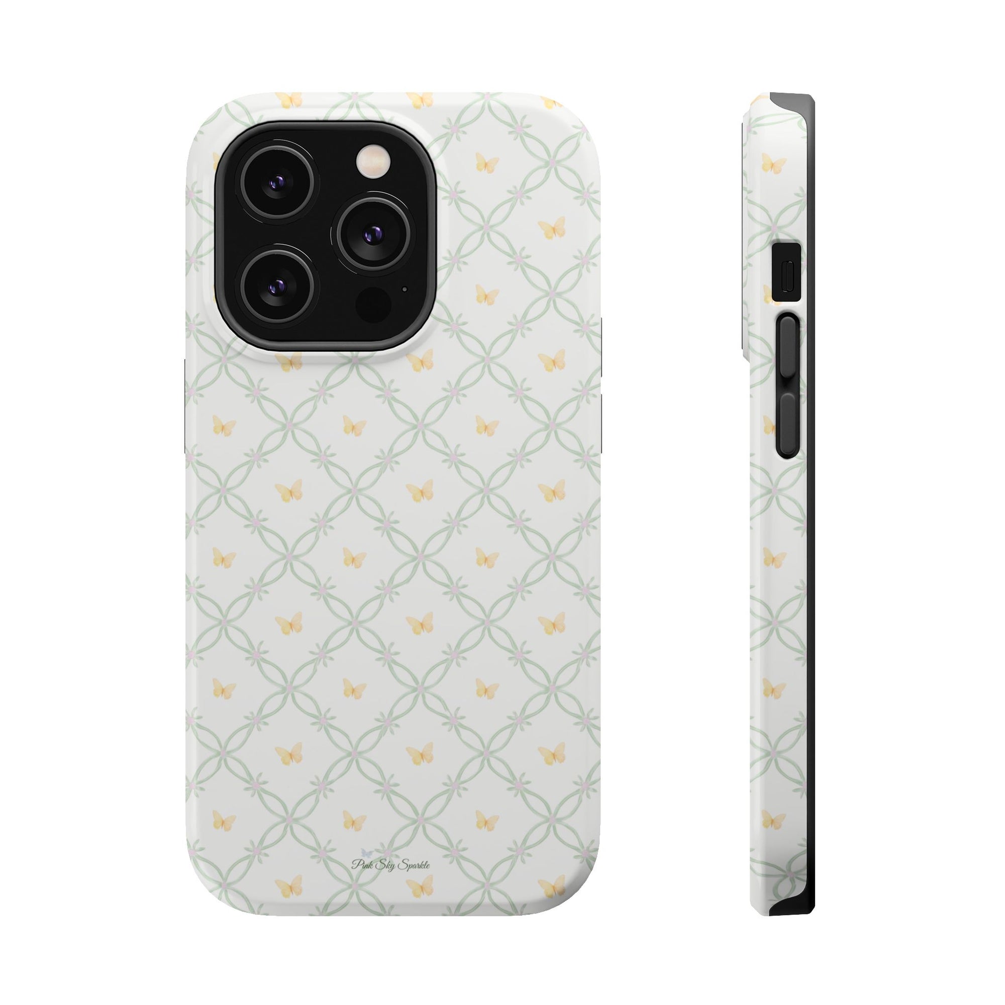Butterfly Trellis Magnetic iPhone Case