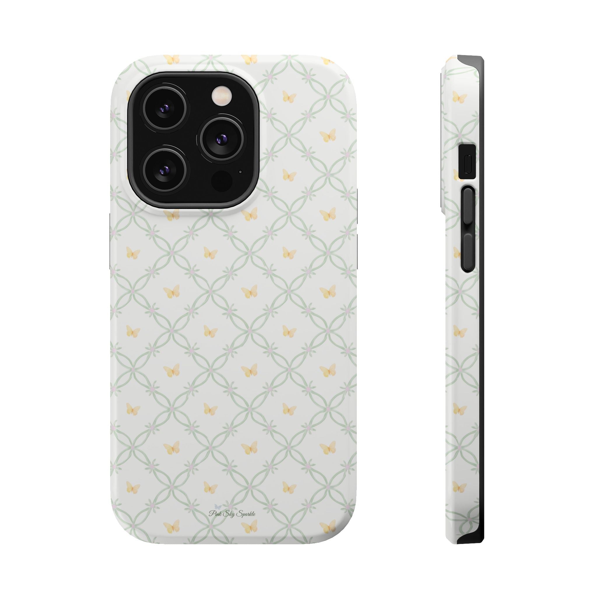 Butterfly Trellis Magnetic iPhone Case