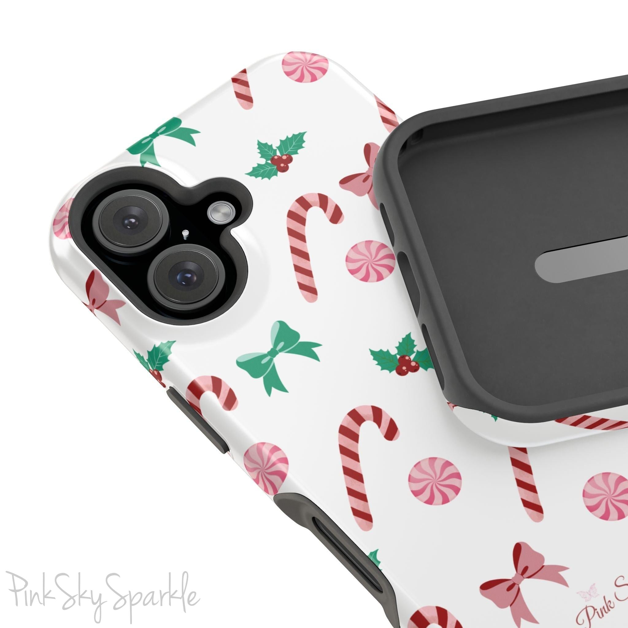 Candy Cane Lane Magnetic iPhone Case