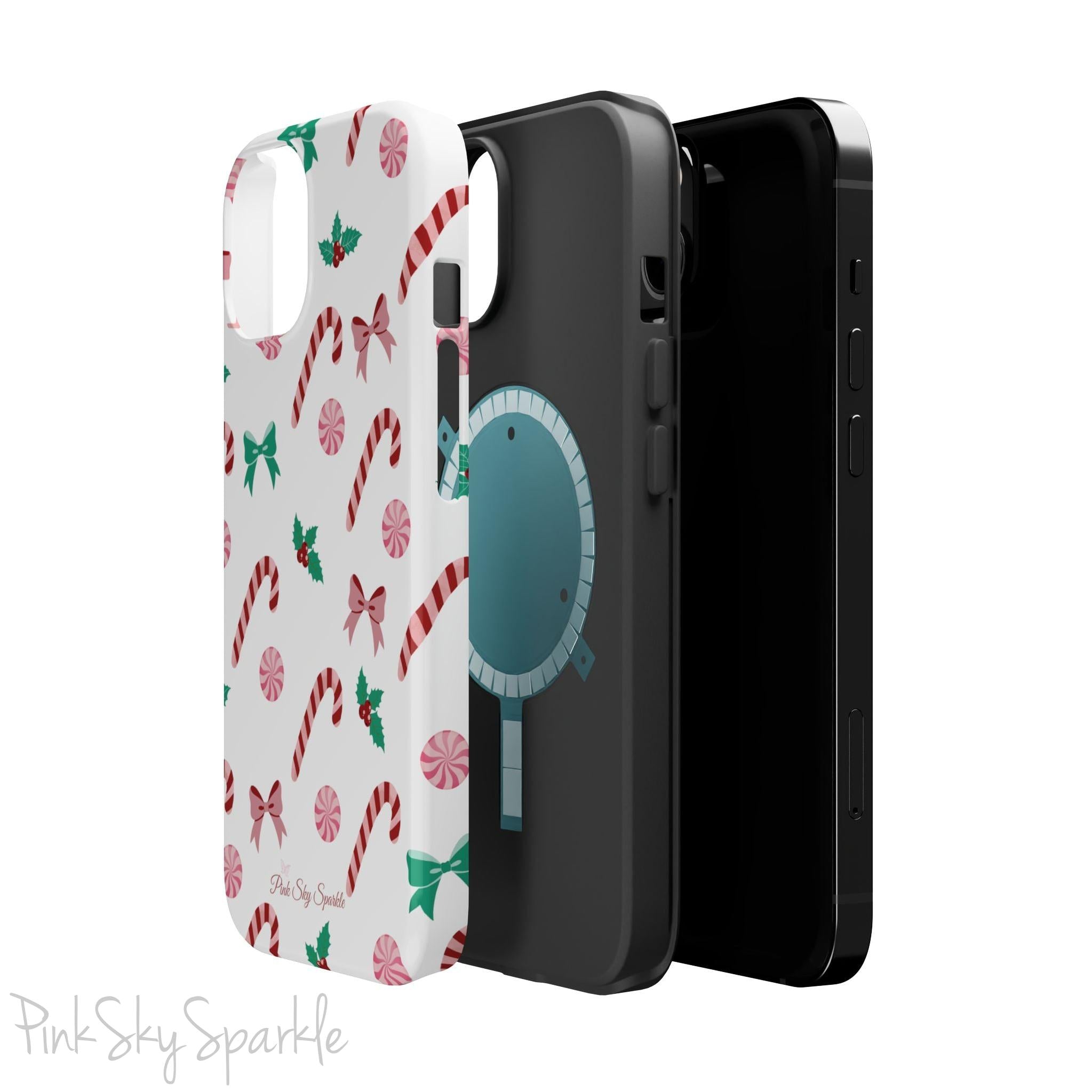 Candy Cane Lane Magnetic iPhone Case