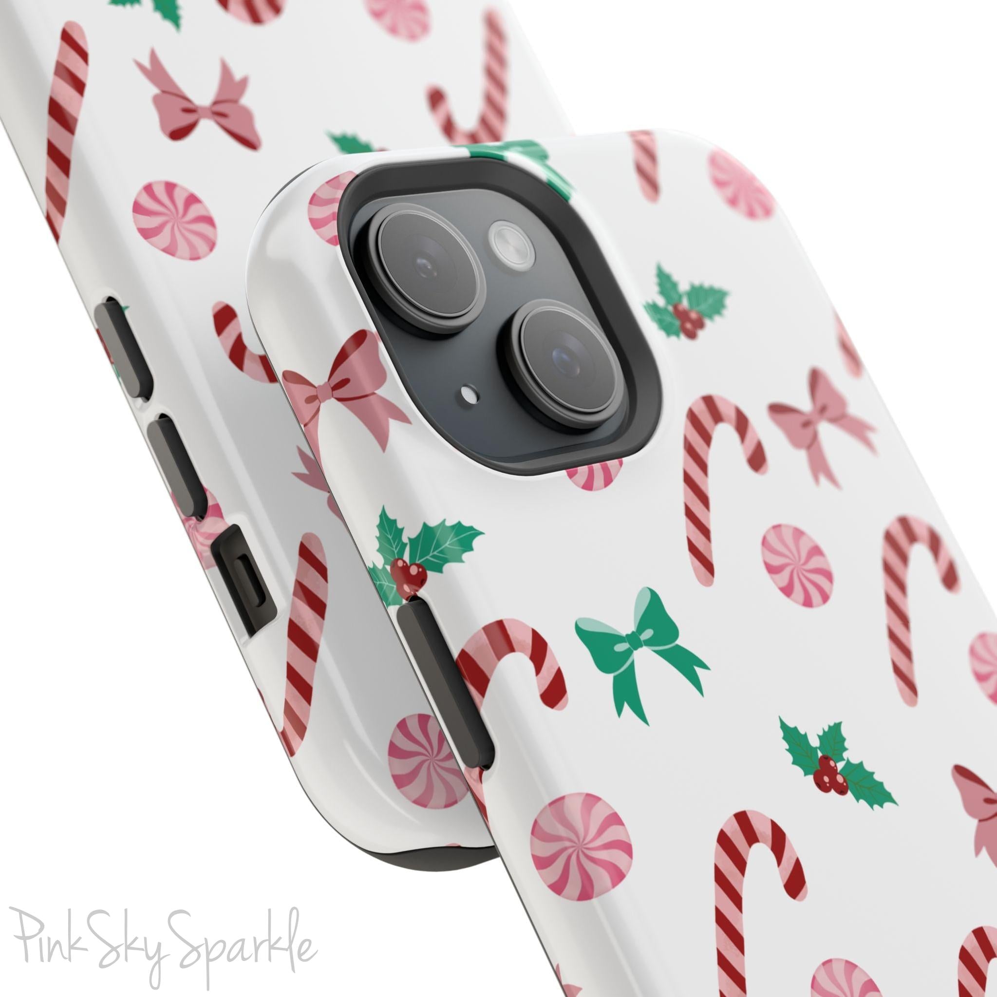 Candy Cane Lane Magnetic iPhone Case
