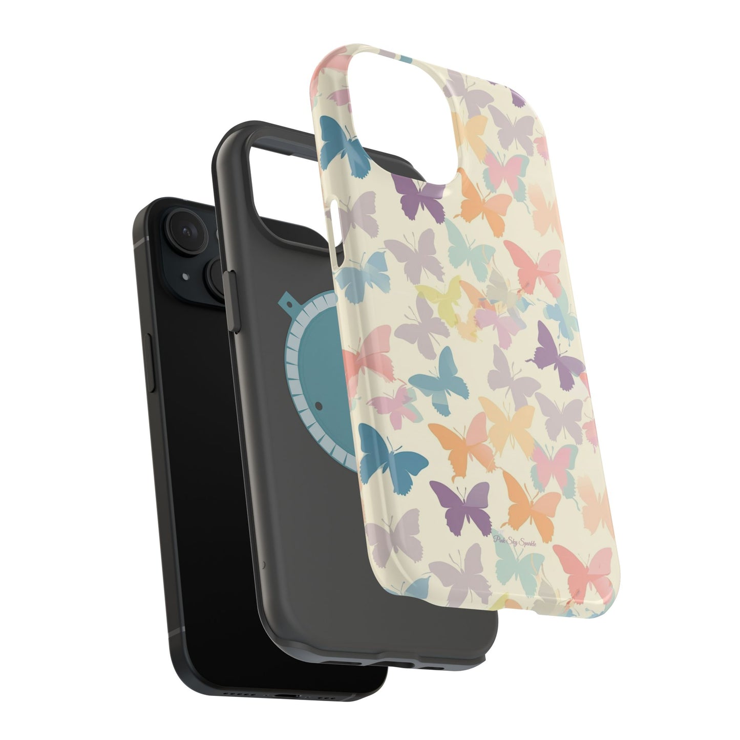 Catch Me Butterfly Magnetic iPhone Case