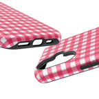 Cherry Gingham Magnetic iPhone Case