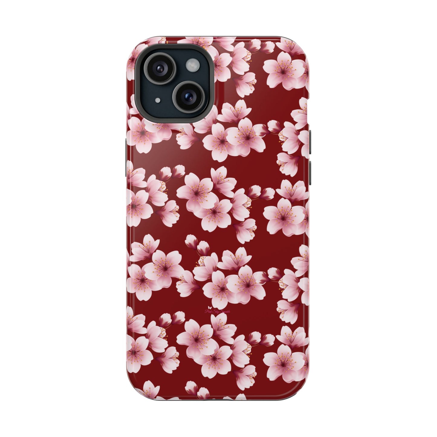 Elegant and dreamy—our&nbsp;Cherry Blossom Dreams Magnetic iPhone Case features delicate pink blossoms that bring a touch of spring to your phone. Designed for both beauty and protection, this case adds a romantic and timeless charm to your everyday essentials. 