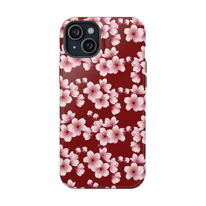 Elegant and dreamy—our&nbsp;Cherry Blossom Dreams Magnetic iPhone Case features delicate pink blossoms that bring a touch of spring to your phone. Designed for both beauty and protection, this case adds a romantic and timeless charm to your everyday essentials. 