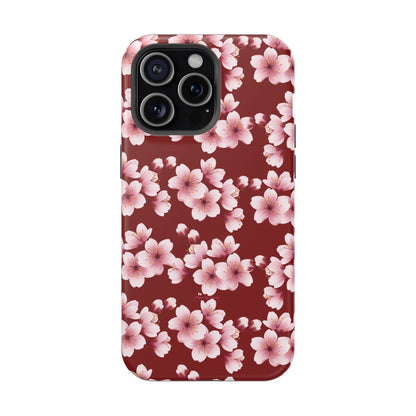 Elegant and dreamy—our&nbsp;Cherry Blossom Dreams Magnetic iPhone Case features delicate pink blossoms that bring a touch of spring to your phone. Designed for both beauty and protection, this case adds a romantic and timeless charm to your everyday essentials. 