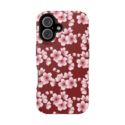 Elegant and dreamy—our&nbsp;Cherry Blossom Dreams Magnetic iPhone Case features delicate pink blossoms that bring a touch of spring to your phone. Designed for both beauty and protection, this case adds a romantic and timeless charm to your everyday essentials. 