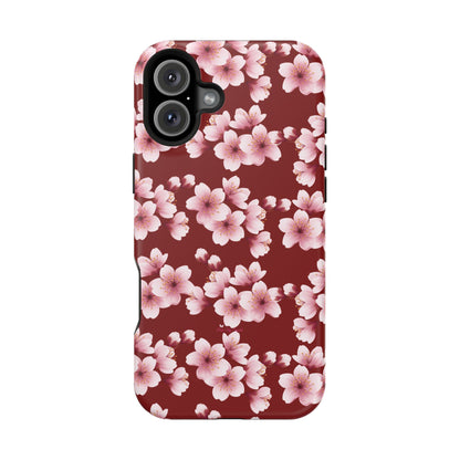 Elegant and dreamy—our&nbsp;Cherry Blossom Dreams Magnetic iPhone Case features delicate pink blossoms that bring a touch of spring to your phone. Designed for both beauty and protection, this case adds a romantic and timeless charm to your everyday essentials. 