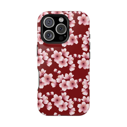 Elegant and dreamy—our&nbsp;Cherry Blossom Dreams Magnetic iPhone Case features delicate pink blossoms that bring a touch of spring to your phone. Designed for both beauty and protection, this case adds a romantic and timeless charm to your everyday essentials. 