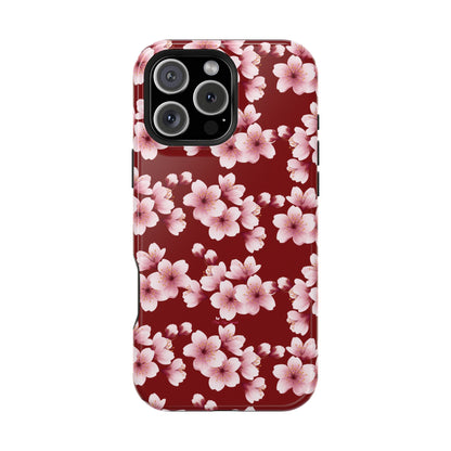 Elegant and dreamy—our&nbsp;Cherry Blossom Dreams Magnetic iPhone Case features delicate pink blossoms that bring a touch of spring to your phone. Designed for both beauty and protection, this case adds a romantic and timeless charm to your everyday essentials. 