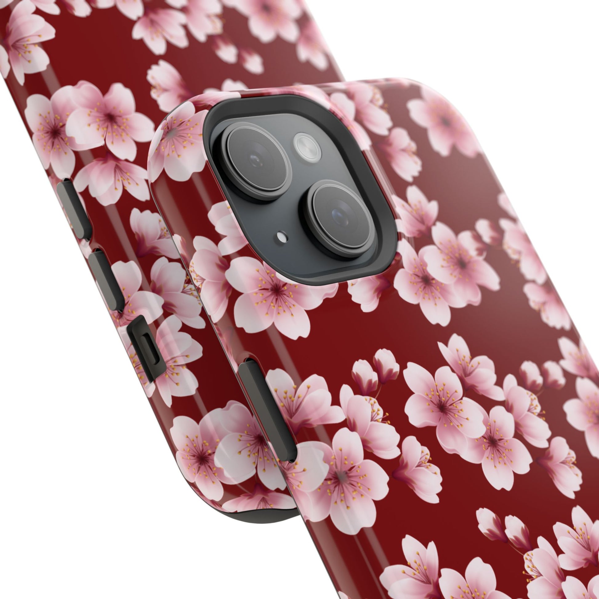 Elegant and dreamy—our&nbsp;Cherry Blossom Dreams Magnetic iPhone Case features delicate pink blossoms that bring a touch of spring to your phone. Designed for both beauty and protection, this case adds a romantic and timeless charm to your everyday essentials. 