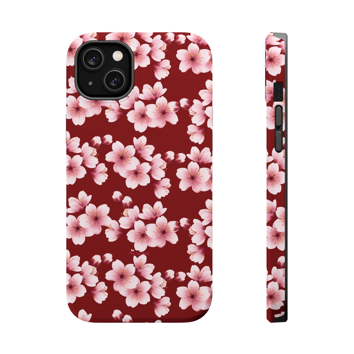 Elegant and dreamy—our&nbsp;Cherry Blossom Dreams Magnetic iPhone Case features delicate pink blossoms that bring a touch of spring to your phone. Designed for both beauty and protection, this case adds a romantic and timeless charm to your everyday essentials. 