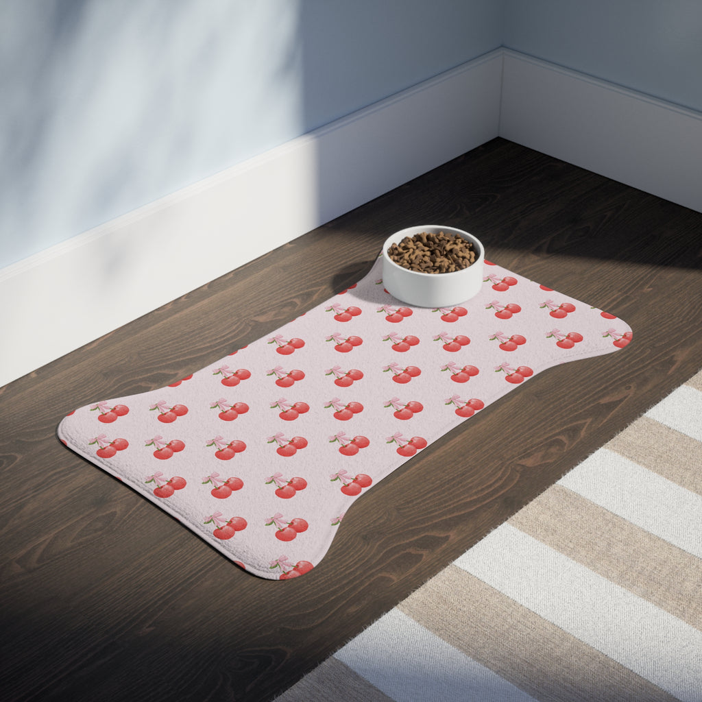 Chic Cherries Pet Feeding Mat